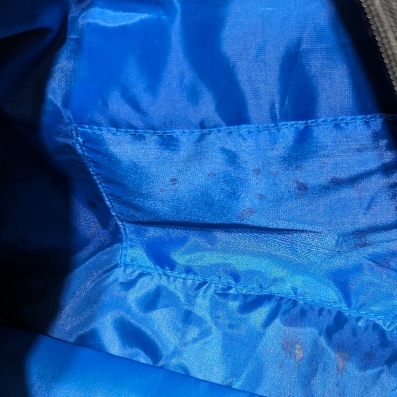 Vince Camuto Black Nylon Duffle/Travel Bag w/ Bright Blue Accents - Picture 3 of 12